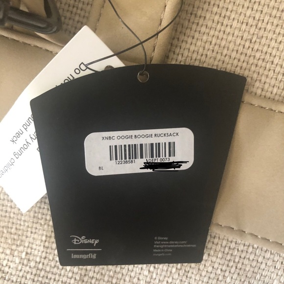 NWT RARE Loungefly Disney NBC Oogie Boogie Rucksack - BoxLunch Exclusive - Picture 13 of 14